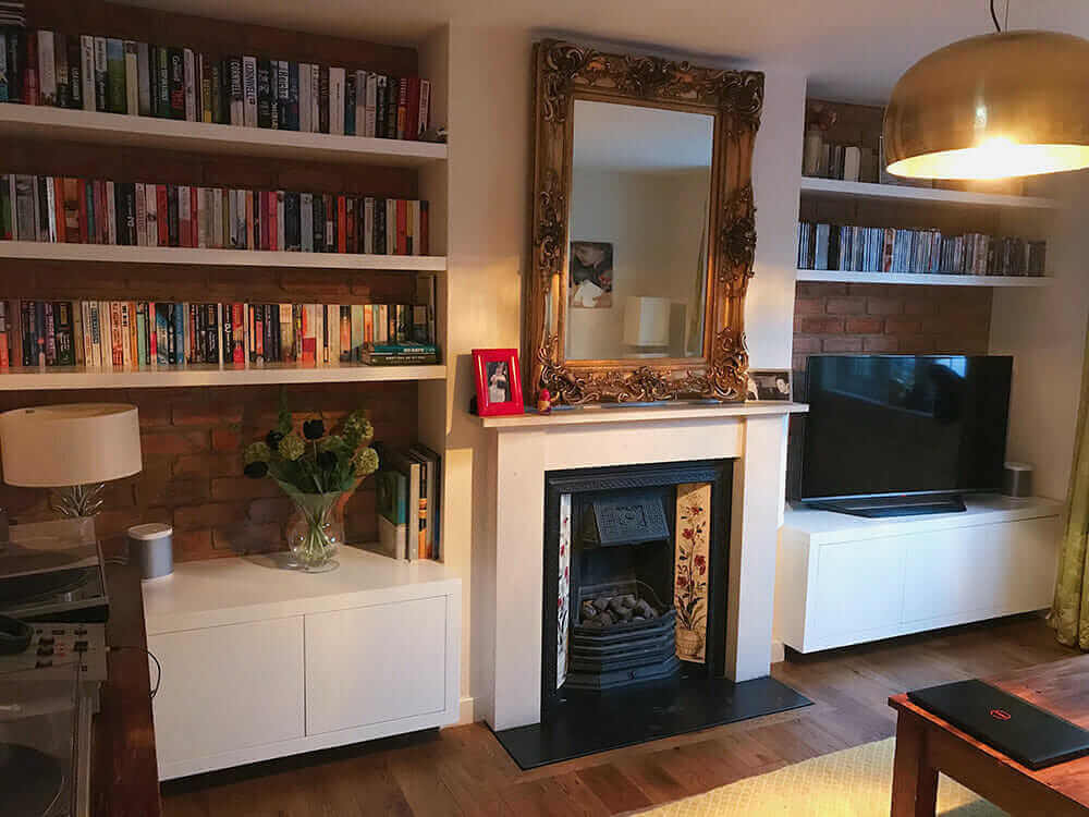 Contemporary fitted alcove furniture