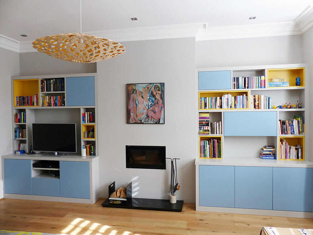 Contemporary fitted alcove furniture