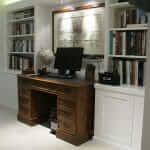 Shaker style fitted alcove furniture