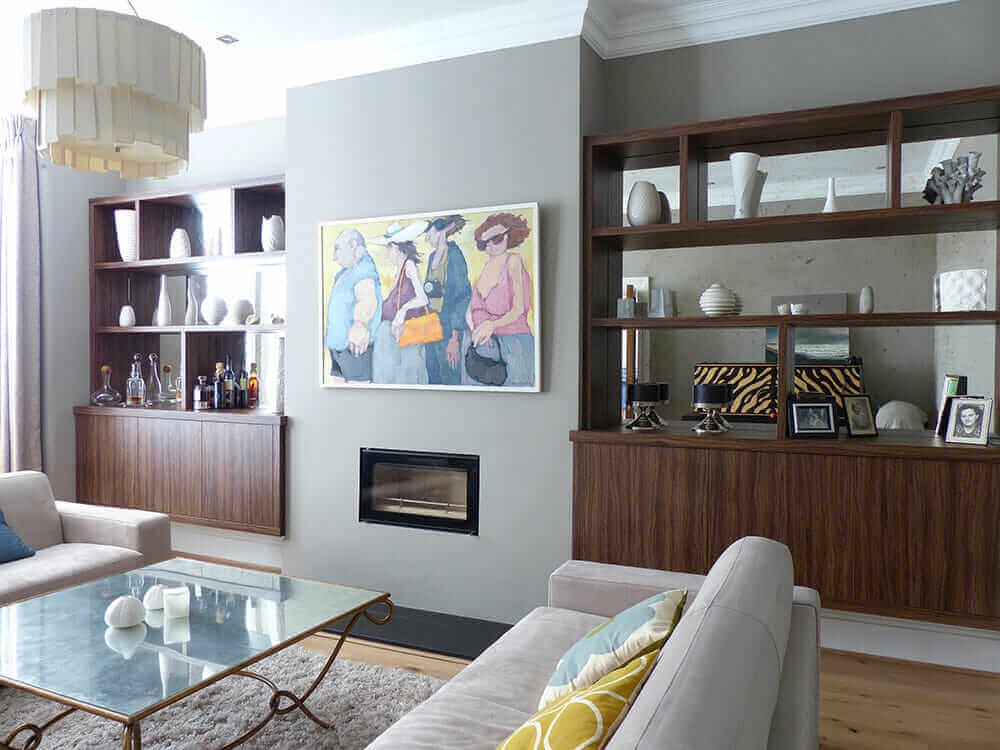 Contemporary fitted alcove furniture