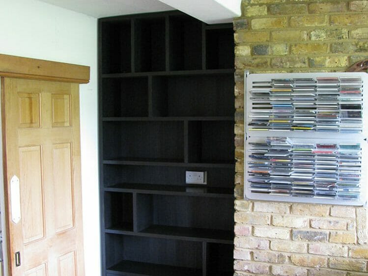 Bespoke fitted shelving