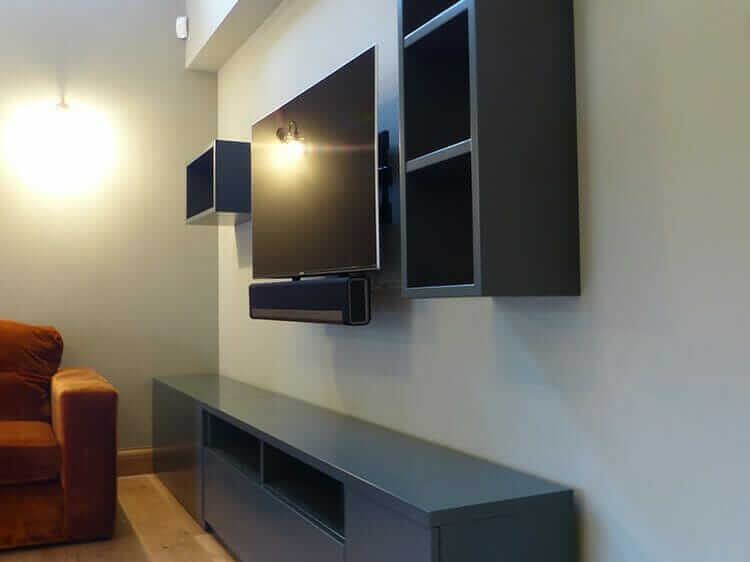 Bespoke TV units in London Form Creations