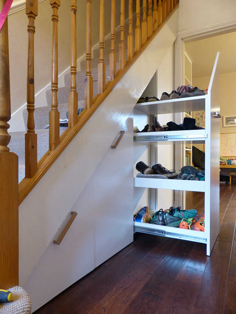 Understair storage in London Form Creations